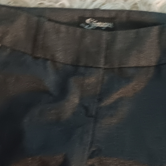 Sharagano Black Dress Pants With Shimmer SZ 12 - Picture 4 of 7